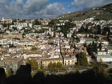 View of Albaicin from the Alhambra
