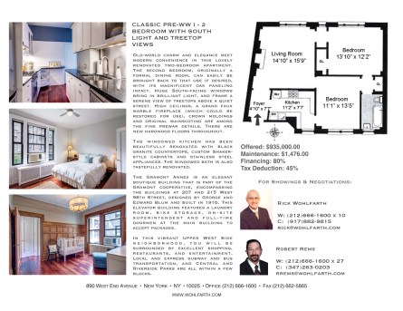 207 W 98 st #4A-SSheet-Landscape