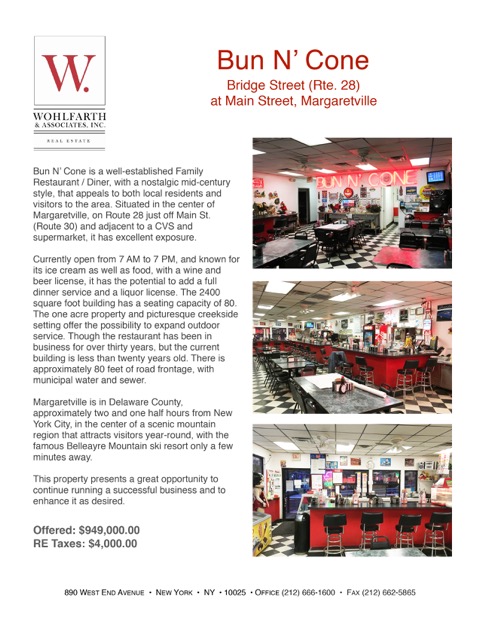 Bun N' Cone showsheet