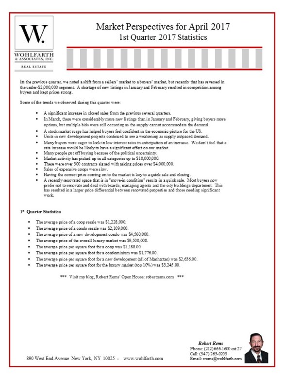 1 Q 2017 Market Perspectives RR